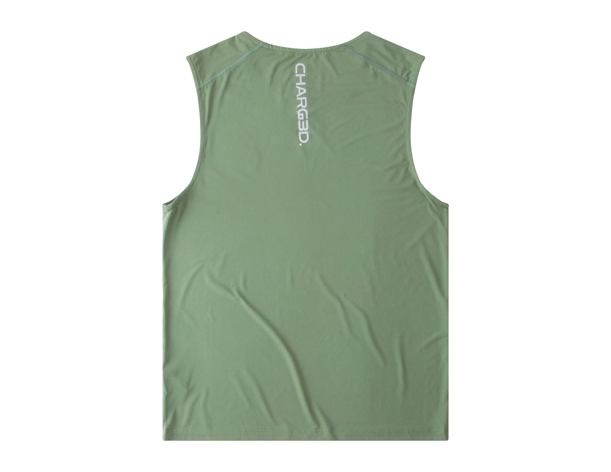 Men’s Performance Vest – EUCALYPTUS GREEN